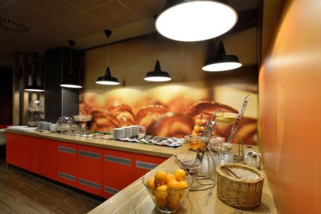 Hotel Ibis City budapesti belvárosi szálloda reggelizője